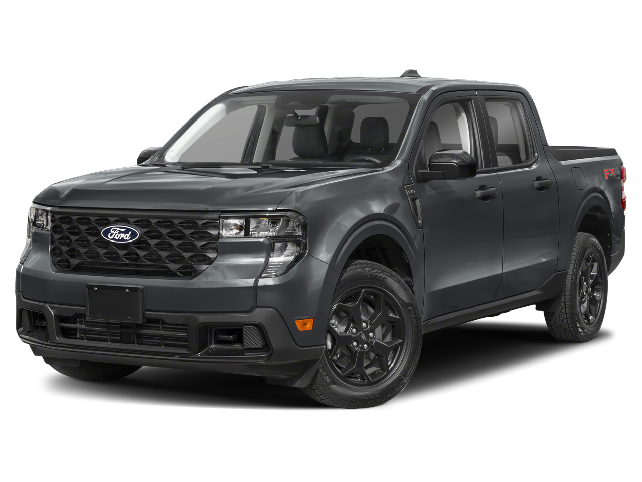 2026 Ford Maverick XLT in Space White Metallic — front three-quarter view