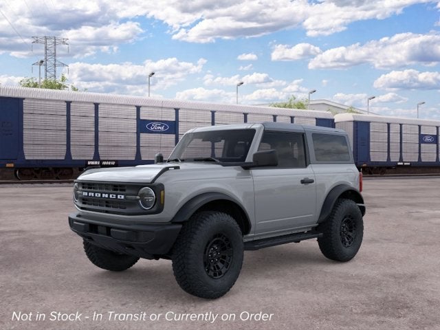 2026 Ford Bronco Base in Avalanche Gray — front three-quarter view