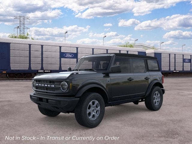 2026 Ford Bronco Big Bend in Shadow Black — front three-quarter view