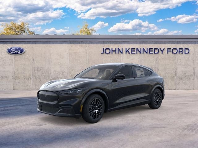 2026 Ford Mustang Mach-E Premium in Shadow Black — front three-quarter view