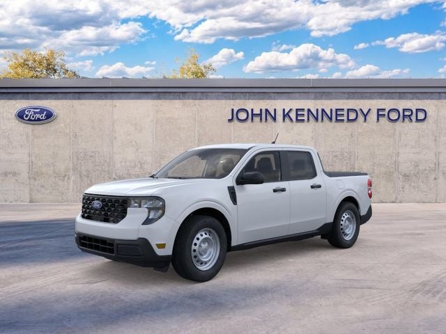2026 Ford Maverick XL in Oxford White — front three-quarter view