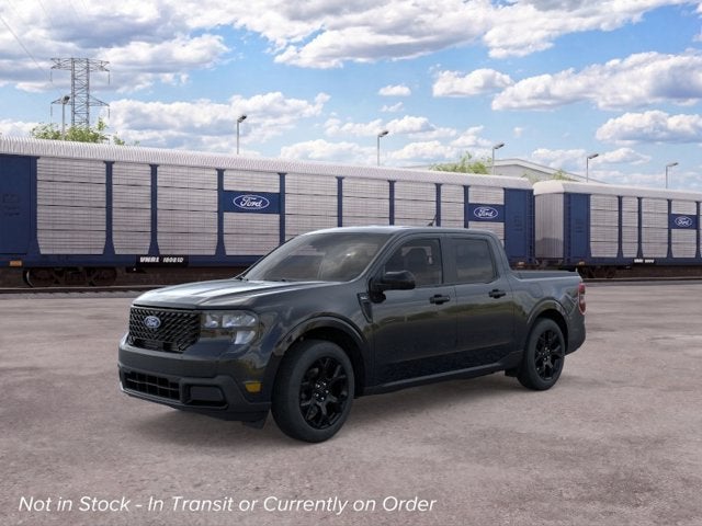 2026 Ford Maverick XLT in Shadow Black — front three-quarter view