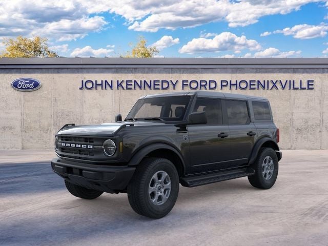 2026 Ford Bronco Big Bend in Shadow Black — front three-quarter view
