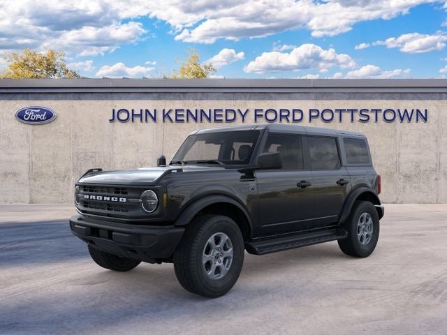 2026 Ford Bronco Big Bend in Shadow Black — front three-quarter view