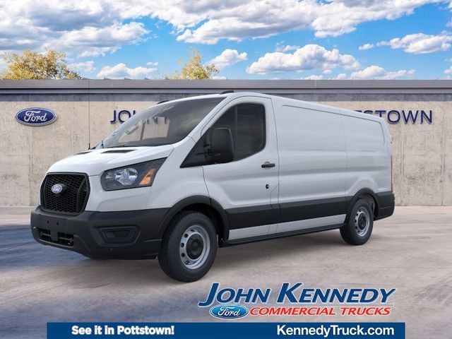 2026 Ford Transit Cargo Van T-250 130 Low Rf 9150 GVWR RWD in Oxford White — front three-quarter view