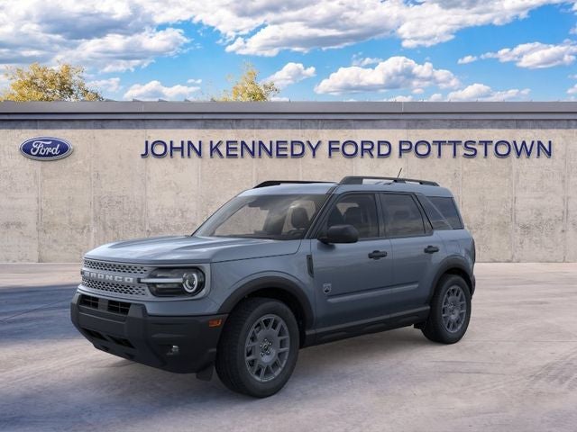 2026 Ford Bronco Sport Big Bend in Azure Gray Metallic Tri-Coat — front three-quarter view