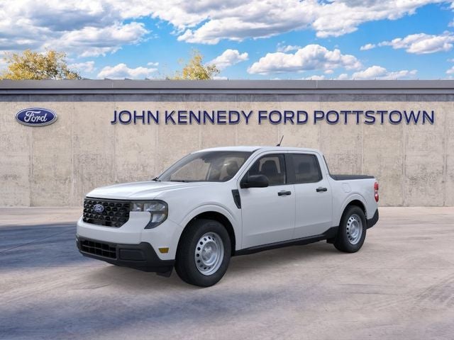 2026 Ford Maverick XL in Oxford White — front three-quarter view