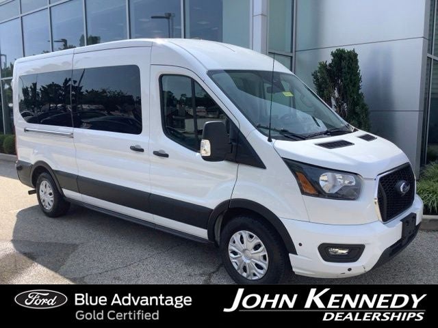 2024 Ford Transit-350 XL in Oxford White — front three-quarter view
