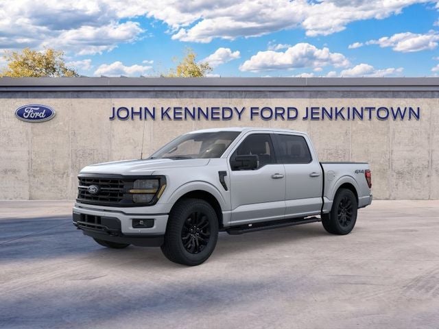 2026 Ford F-150 XLT in Silver — front three-quarter view