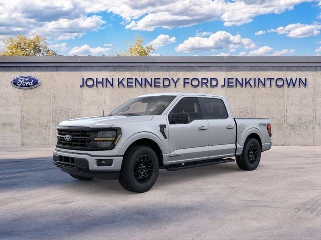 2026 Ford F-150 XLT in Silver Metallic — front three-quarter view