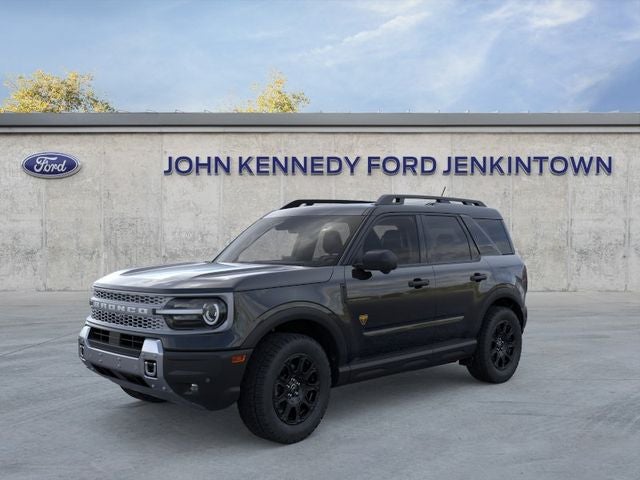 2026 Ford Bronco Sport Badlands in Shadow Black — front three-quarter view