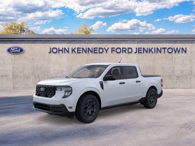 2026 Ford Maverick XLT in Oxford White — front three-quarter view