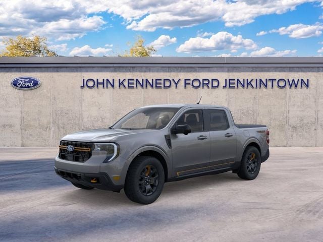 2026 Ford Maverick Tremor in Gray Metallic — front three-quarter view
