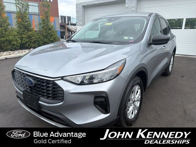 2024 Ford Escape Active in Silver Metallic — front three-quarter view