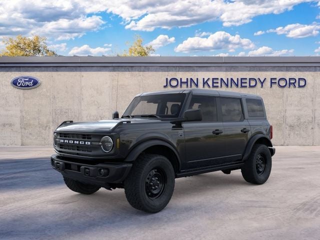 2026 Ford Bronco Big Bend in Shadow Black — front three-quarter view