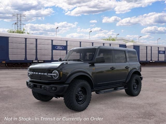 2026 Ford Bronco Badlands in Shadow Black — front three-quarter view