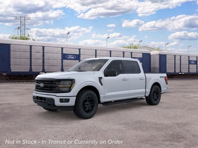 2026 Ford F-150 XLT in Oxford White — front three-quarter view