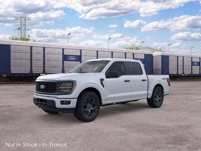 2026 Ford F-150 STX in Oxford White — front three-quarter view