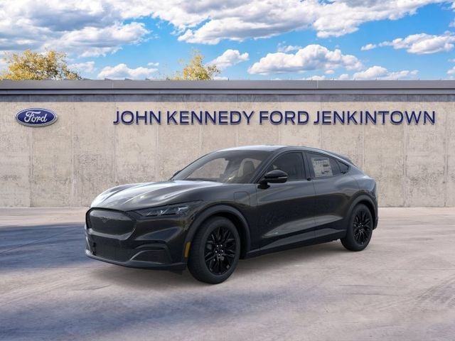2026 Ford Mustang Mach-E Select in Shadow Black — front three-quarter view