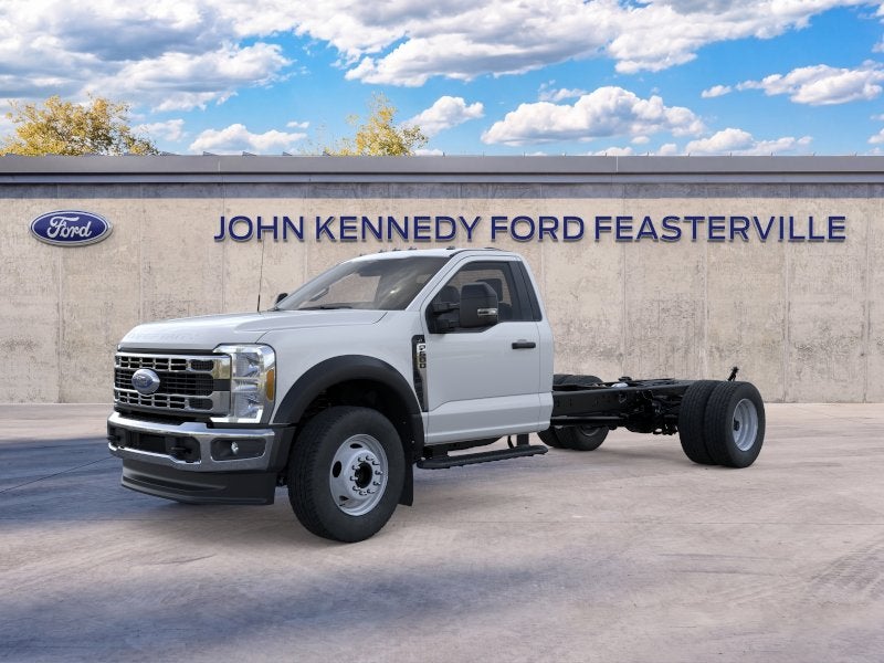2026 Ford Chassis Cab F-600 XL in Oxford White — front three-quarter view