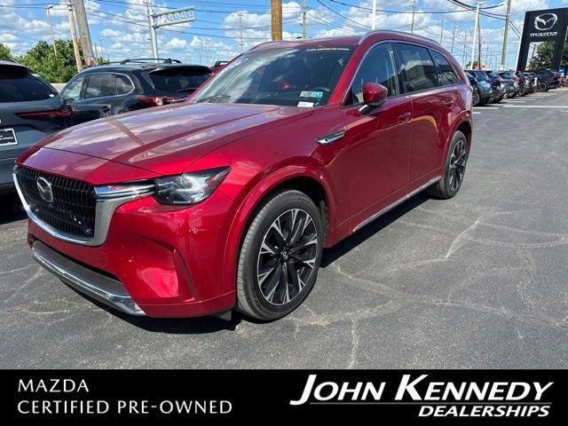 2026 Mazda Mazda CX-90 3.3 Turbo S Premium Plus in Red Crystal — front three-quarter view