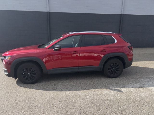 2025 Mazda Mazda CX-50 2.5 S Premium Package in Soul Red Crystal Metallic — front three-quarter view