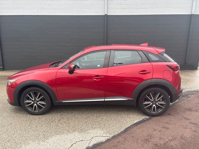 2018 Mazda Mazda CX-3 Grand Touring in Soul Red Metallic — front three-quarter view