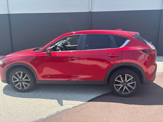 2018 Mazda Mazda CX-5 Touring in Soul Red Crystal Metallic — front three-quarter view